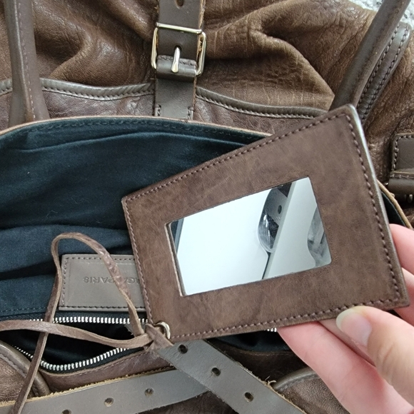 Balenciaga Paris Brown Leather Large Shoulder Tote Bag - Picture 10 of 14